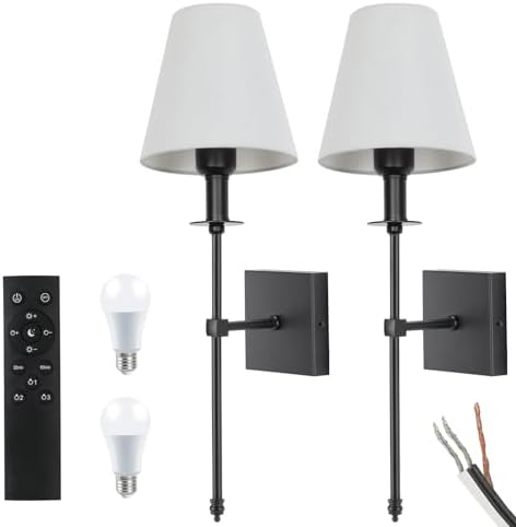 Wireless Wall Sconces  ( Set of 2 )